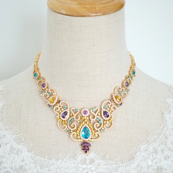 Statement Princess Necklace - Picture 1 of 14
